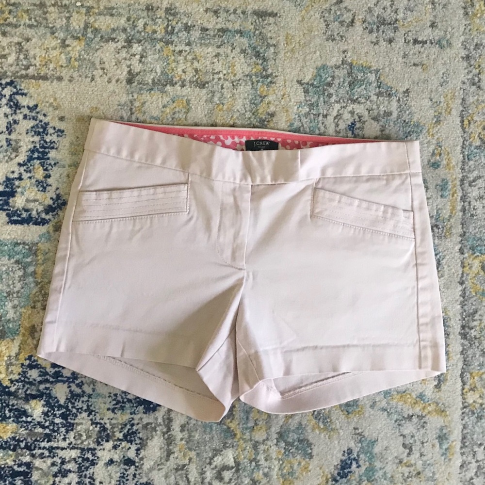 J. Crew Pale Pink Shorts • Size 0